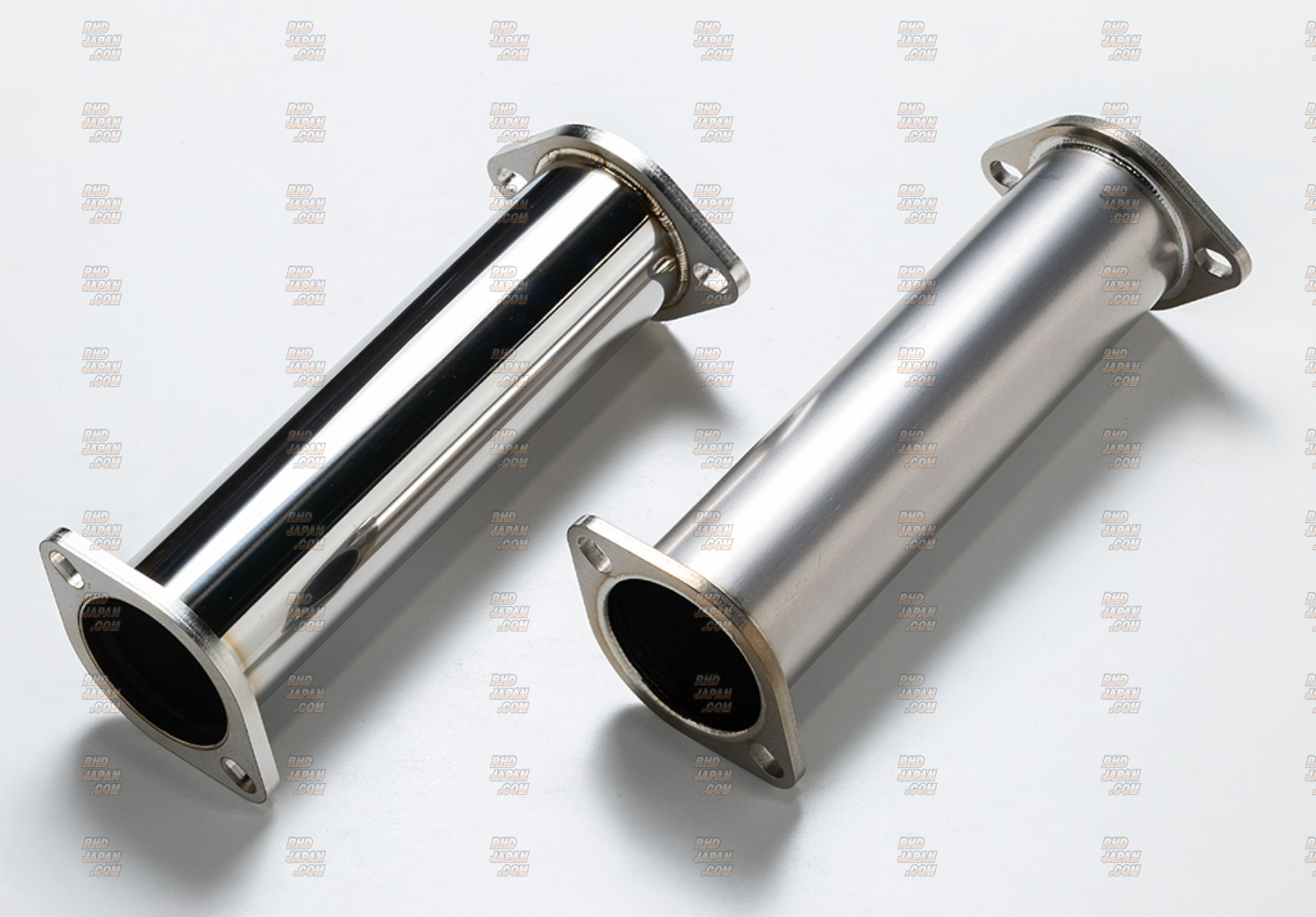 Garage Active Titanium Catalyzer Straight Pipe with Sensor Hole - Nissan